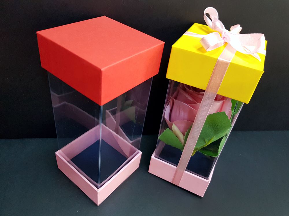 Cutii cu corp transparent M6088 + 711 – Cutii Rigide